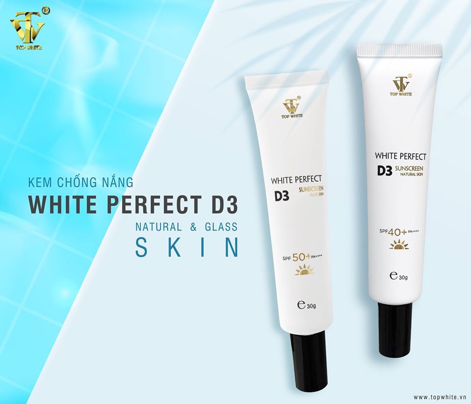 Kem chống nắng White Perfect D3 Top White